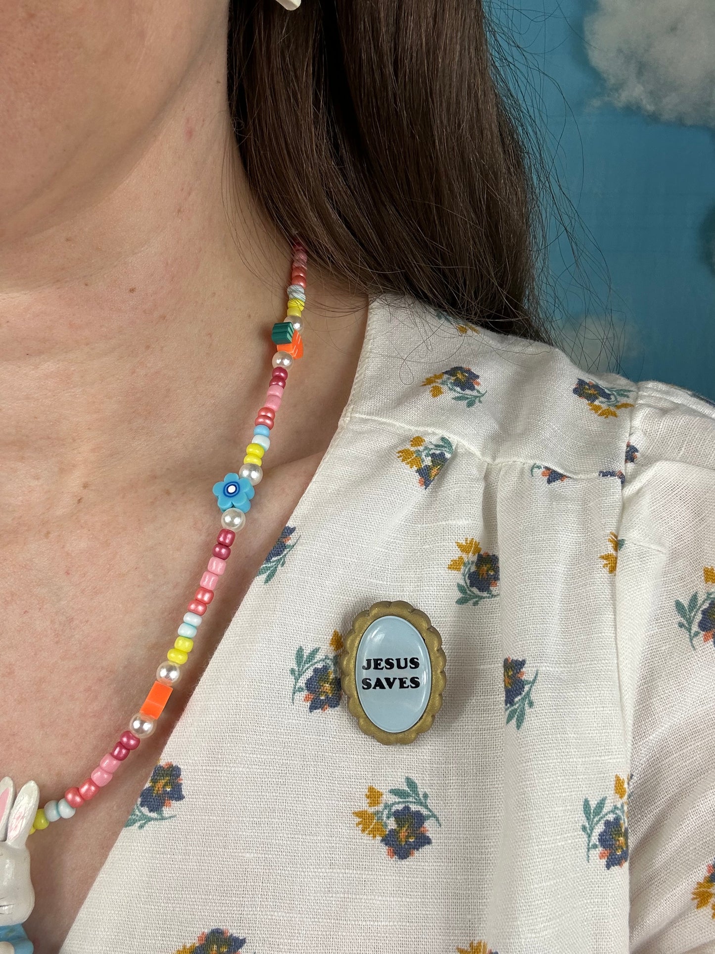 Jesus Saves Pin