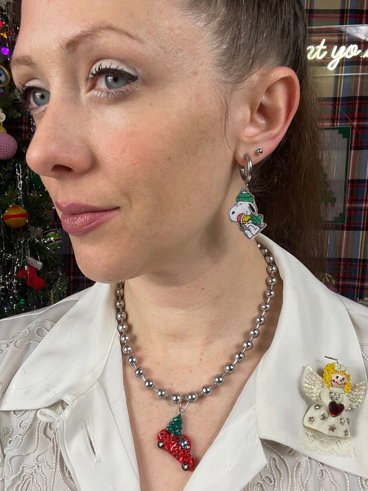 Snoopy & Woodstock Cozy earrings