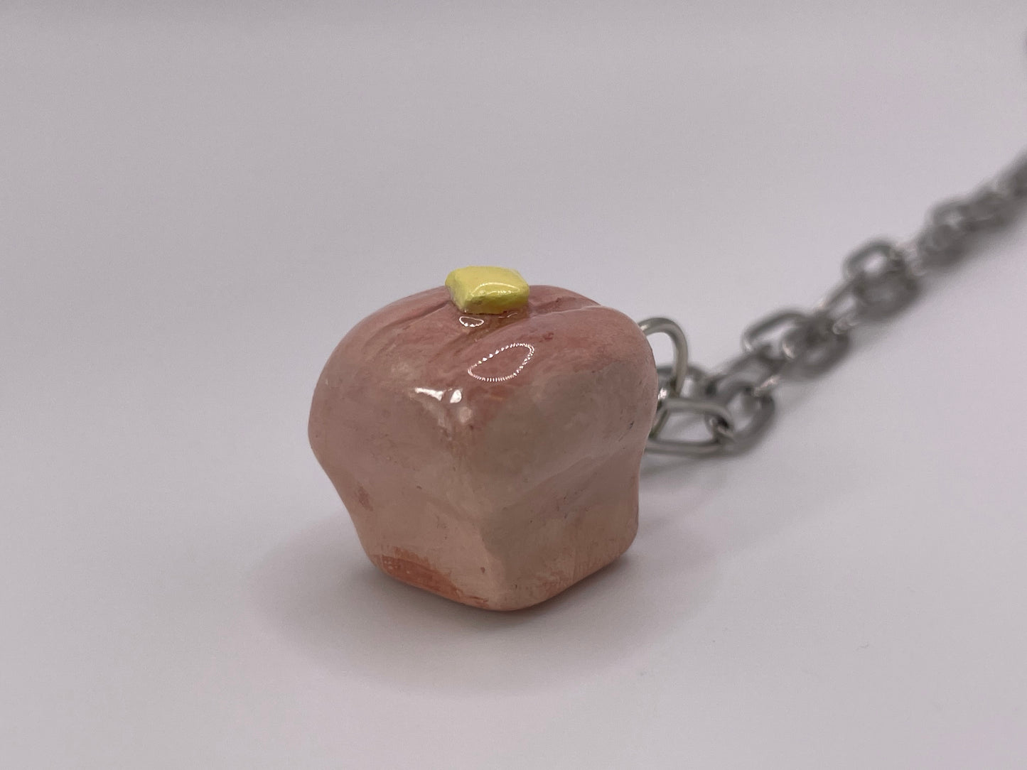 Paperclip Necklace - Brown & Serve Roll