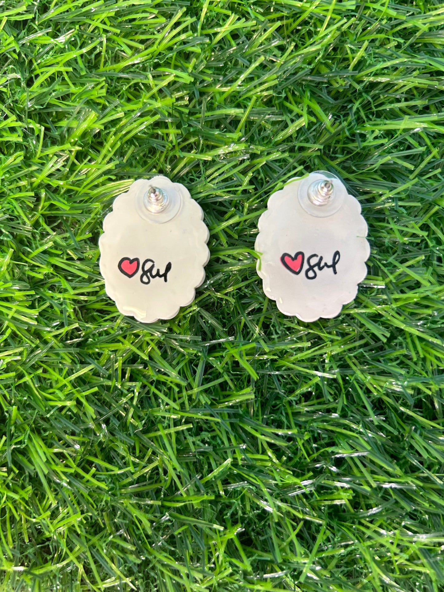 Spring Flower Earrings - Yellow Daisy & Pink Tulip