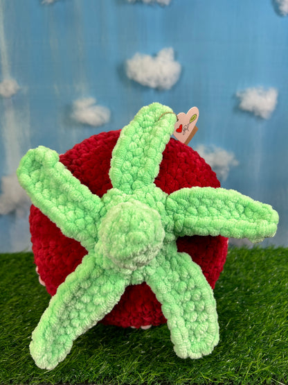 Crochet Strawberry Plushie- Large