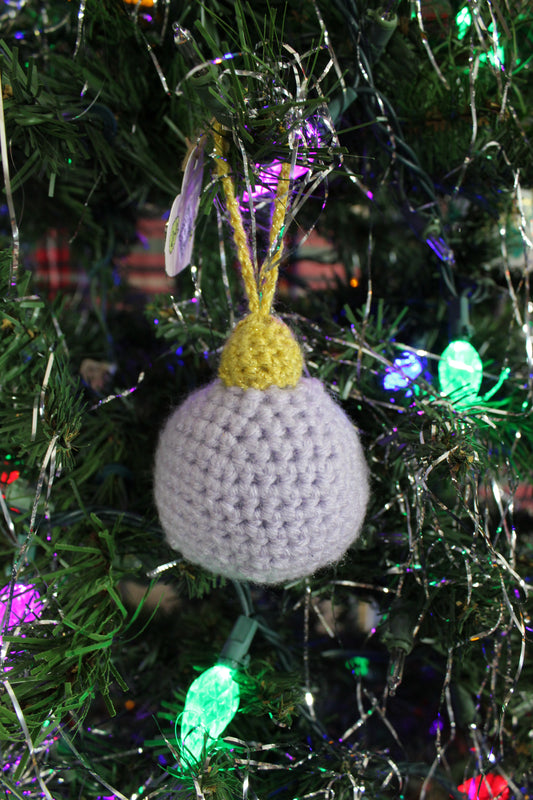 Lil’ Christmas Ball- Pastel Purple (small)