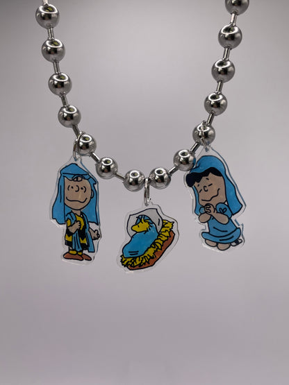 Y2K Era necklace - Peanuts Nativity