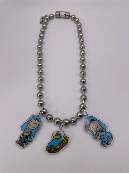 Y2K Era necklace - Peanuts Nativity