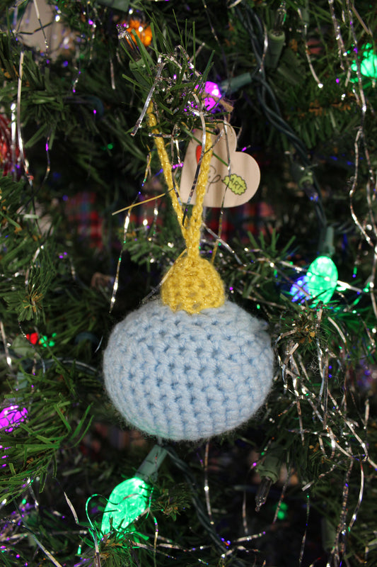 Lil’ Christmas Ball- Baby Blue (small)