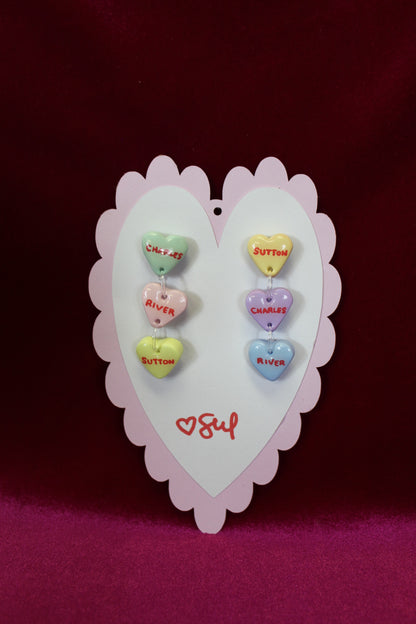 *Custom* Conversation Heart Earrings